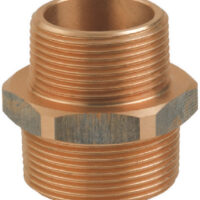 Koparbrjóstnippill minnkun 2" x 1 1/2" M-M