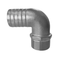 90° Mail hose adaptor 1.1/4" x 38 mm