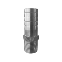Slöngust. ryðfr. KK 1/2"x20mm