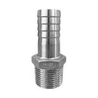 Slöngust. ryðfr. KK 3/4"x20mm